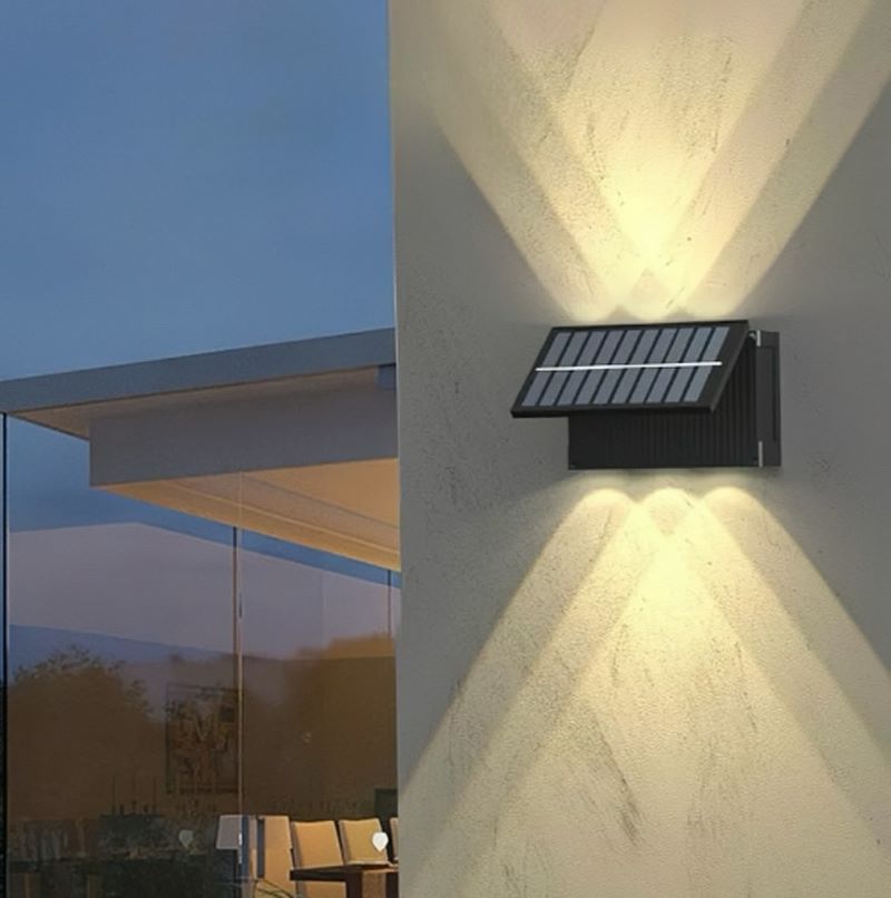 Solar Wall Light & Wall Washer (Set of 2)