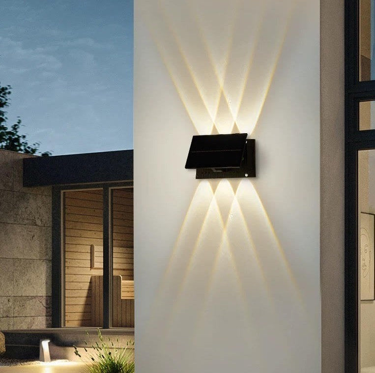 Solar Wall Light & Wall Washer (Set of 2)