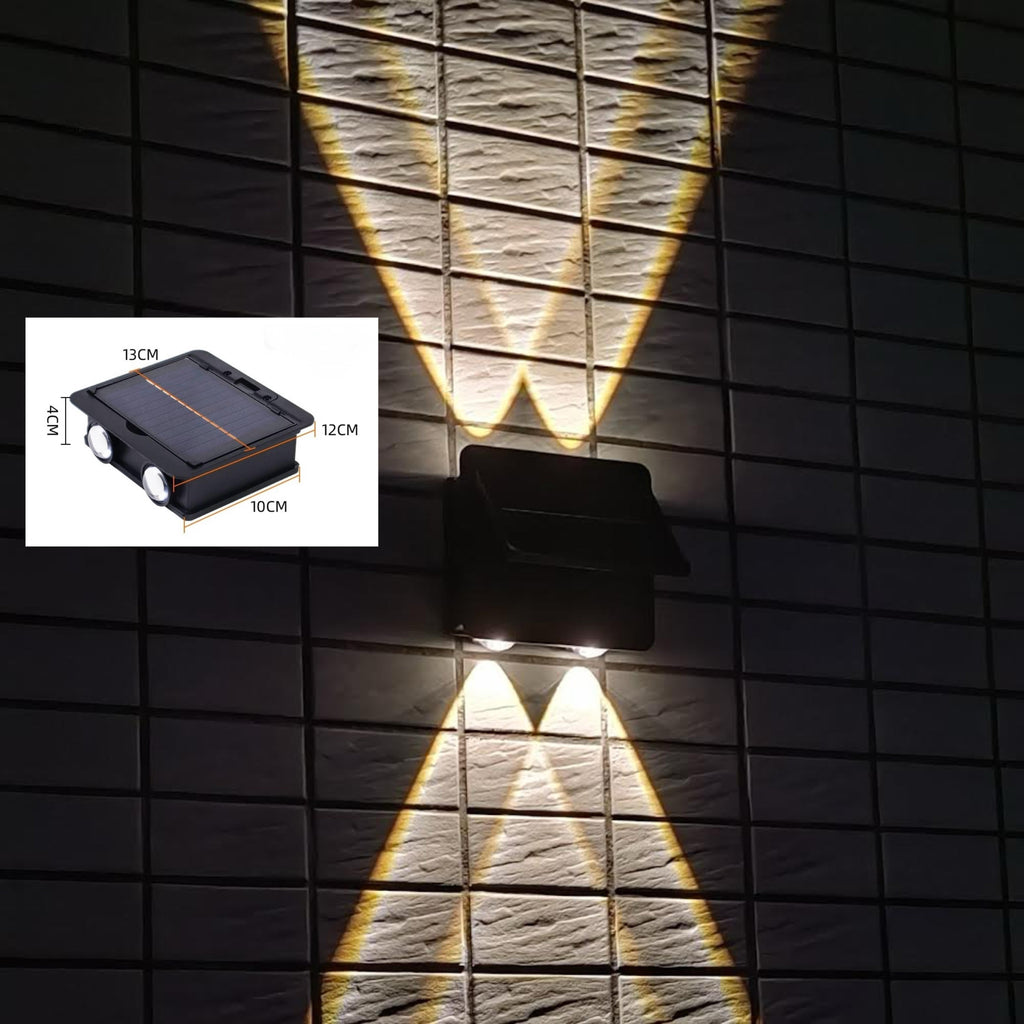 Solar Wall Light & Wall Washer (Set of 2)