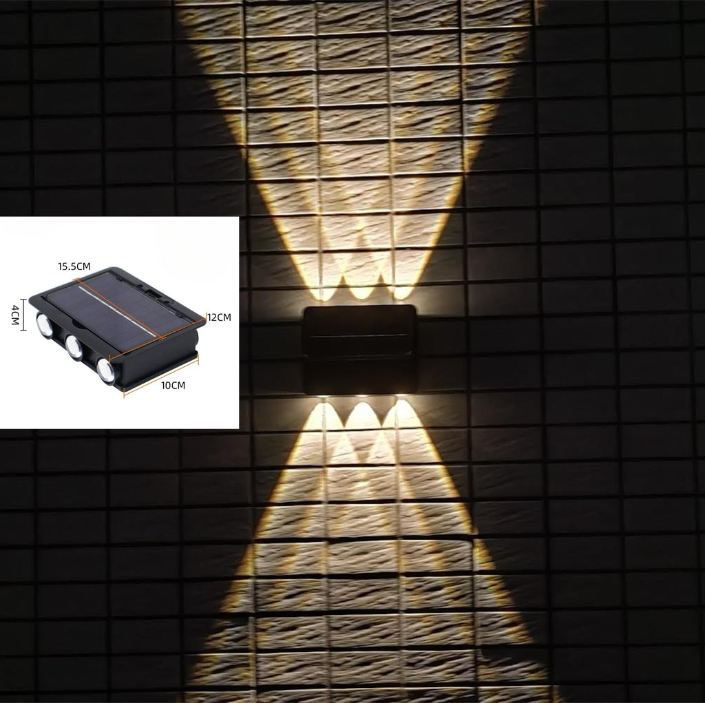 Solar Wall Light & Wall Washer (Set of 2)