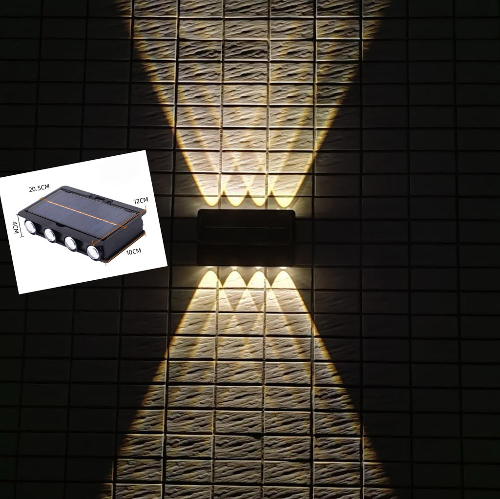 Solar Wall Light & Wall Washer (Set of 2)
