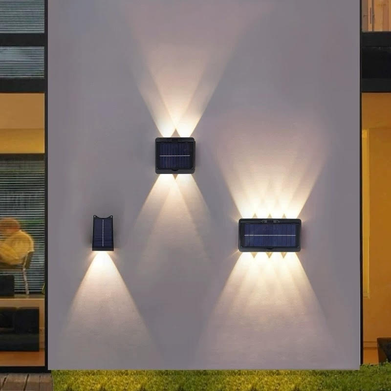 Solar Wall Light & Wall Washer (Set of 2)