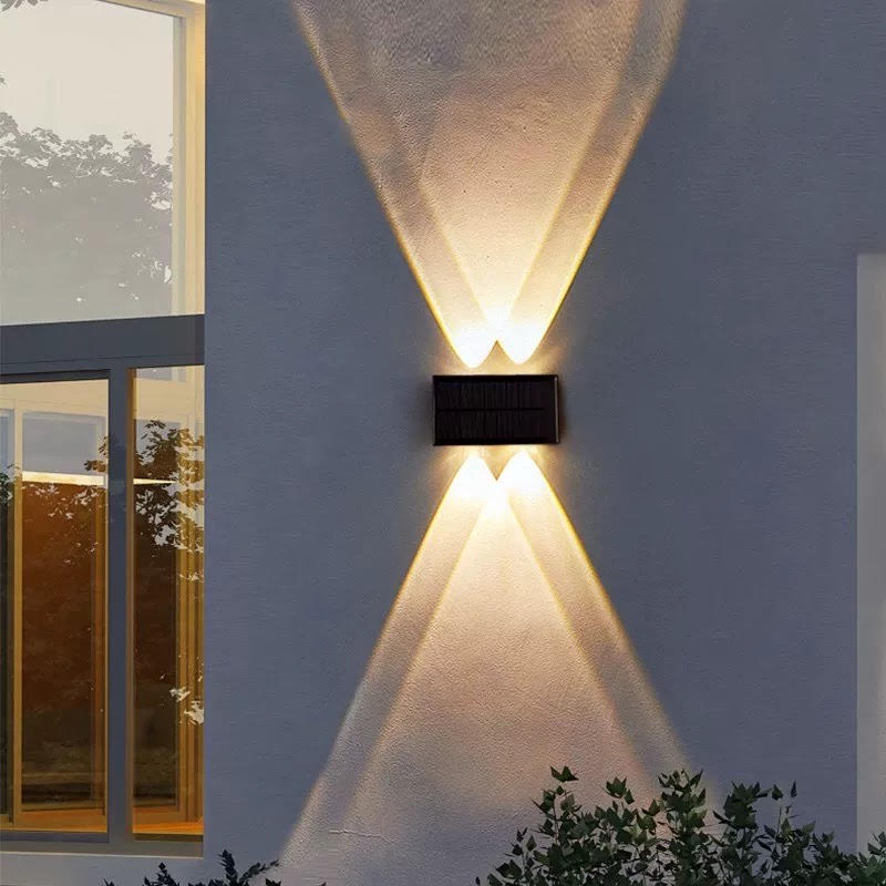 Solar Wall Light & Wall Washer (Set of 2)